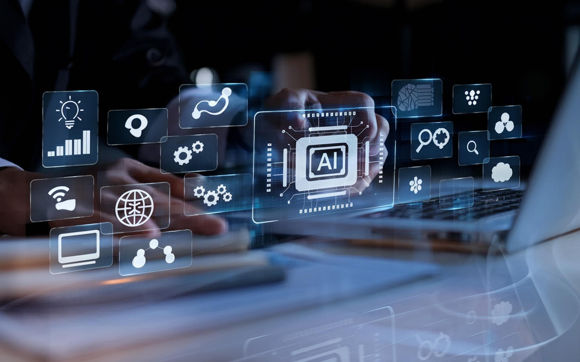 Cover illustration for Enterprise AI Marketing Software Checklist for founders